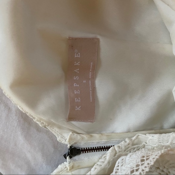 Keepsake White Floral Lace Maxi Dress Size Small - Picture 12 of 13